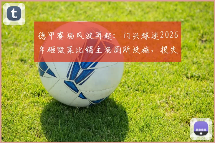 德甲赛场风波再起：门兴球迷2026年砸毁莱比锡主场厕所设施，损失达5000欧元，图片报深度调查事件全过程